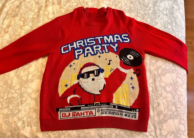 Jersey Navidad DJ Santa Talla Única