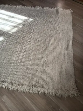 Alfombra lana , falta pasar aspirador,25€a 20€
