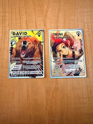 Carte Skull Crusher D.A.V.I.D. e Trini autografate