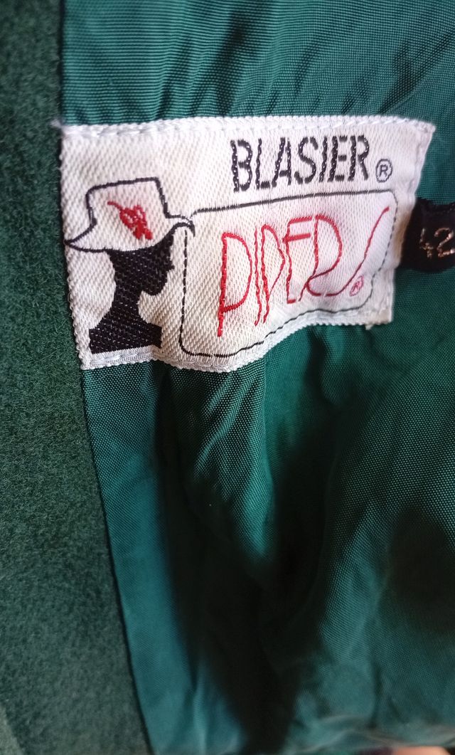 Chaqueta pelo verde y gris capucha