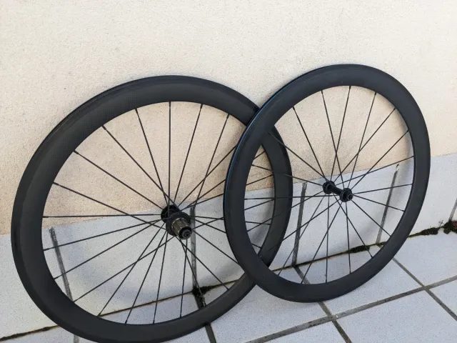 Ruedas de carbono para bicicleta carretera 