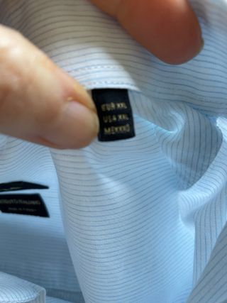 Camisa Hombre Massimo Dutti Azul