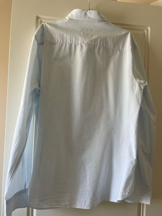 Camisa Hombre Massimo Dutti Azul