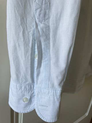 Camisa Hombre Massimo Dutti Azul