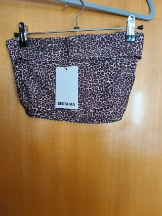 Top Bandeau Animal Print Bershka