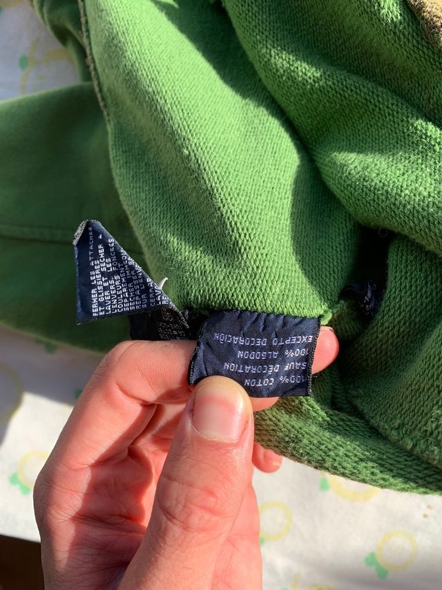 Chaqueta Sudadera Tommy Hilfiger Verde Talla L