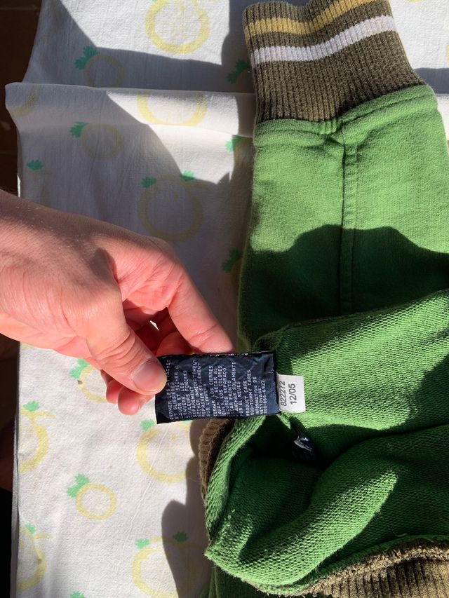 Chaqueta Sudadera Tommy Hilfiger Verde Talla L