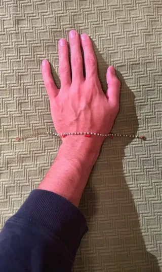 Bracciale Dodo originale oro e rossi