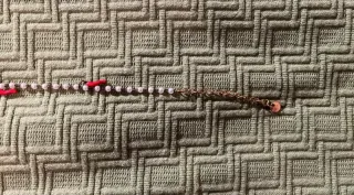 Bracciale Dodo originale oro e rossi