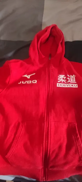 Sudadera Club Judo Salamanca Mizuno Roja