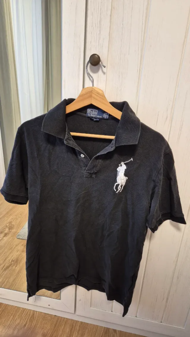 Polo Ralph Lauren Negro Talla XXL pero parece M/L