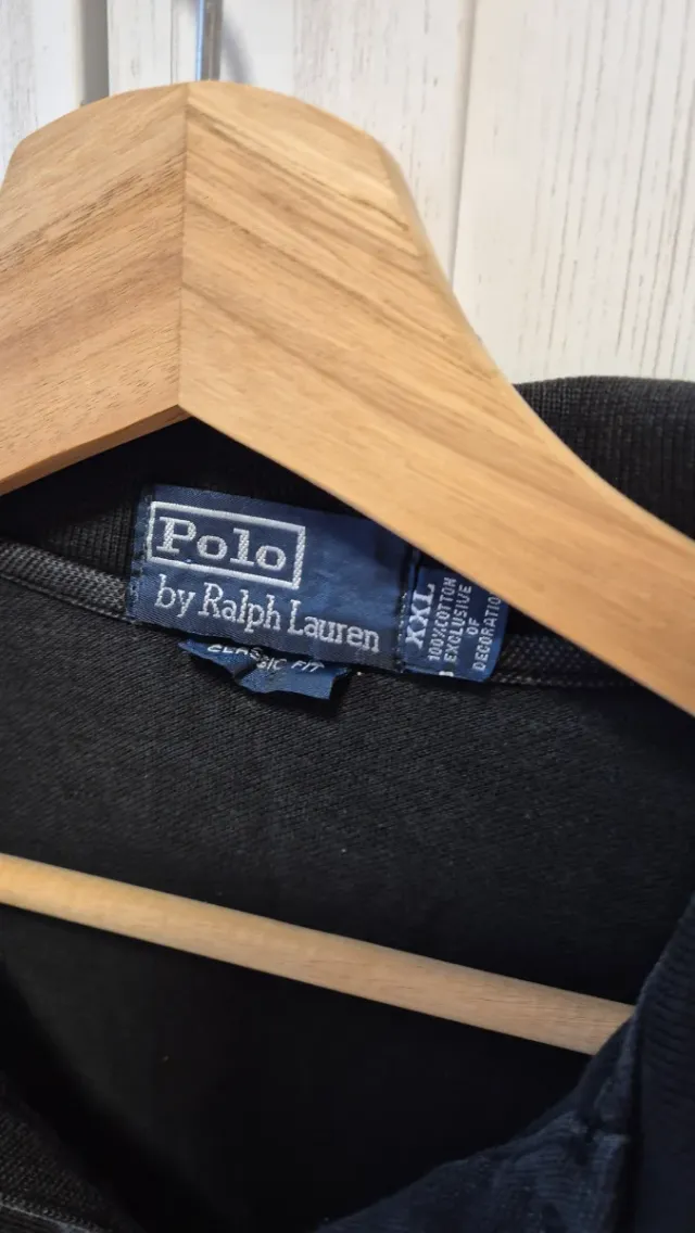 Polo Ralph Lauren Negro Talla XXL pero parece M/L
