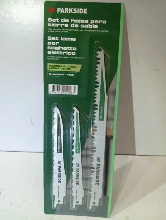 Set 12 Lame per Sega Sable PARKSIDE