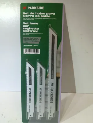 Set 12 Hojas Sierra Sable PARKSIDE