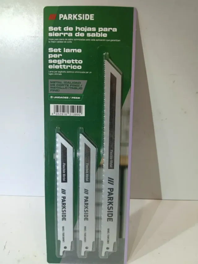 Set 12 Lame per Sega Sable PARKSIDE