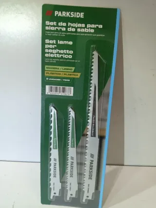 Set 12 Hojas Sierra Sable PARKSIDE