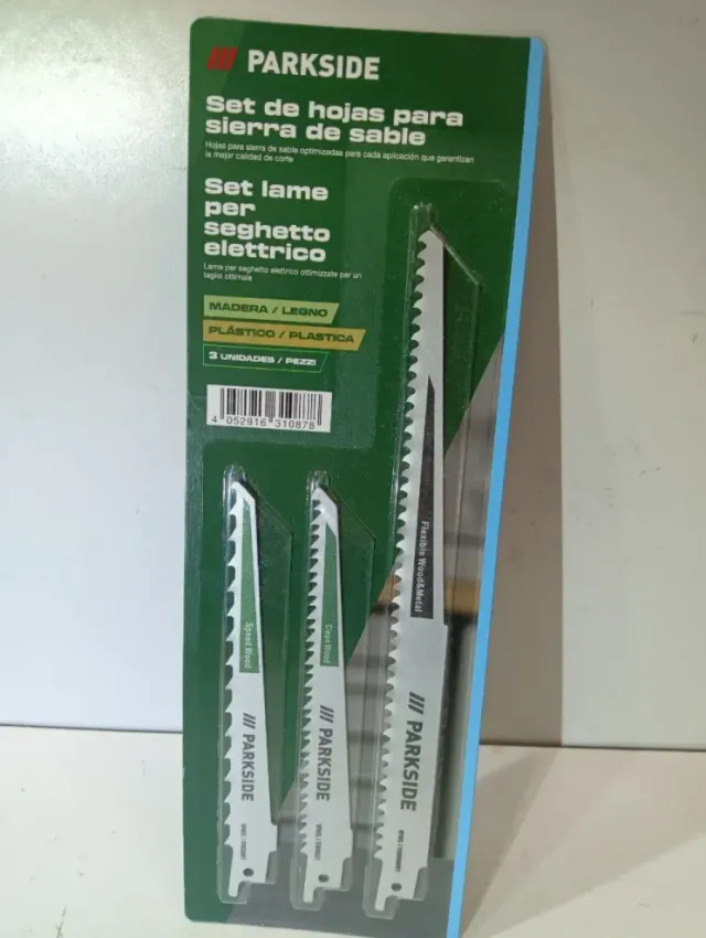 Set 12 Lame per Sega Sable PARKSIDE