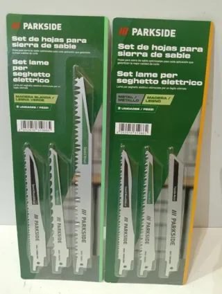 Set 12 Hojas Sierra Sable PARKSIDE
