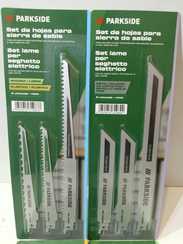 Set 12 Lame per Sega Sable PARKSIDE