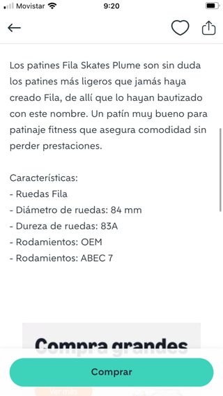 Patines Fila Talla 44 Negros