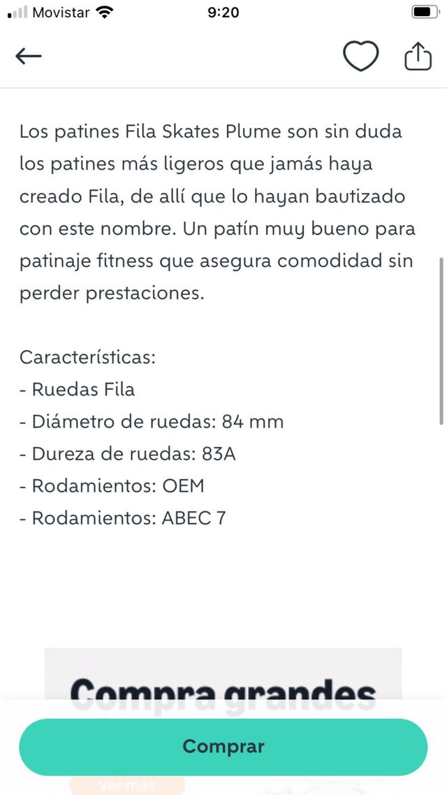 Patines Fila Talla 44 Negros