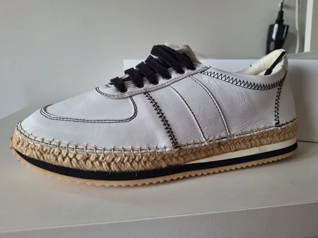 Zapatillas Canal ST  Martín Blancas y Beige