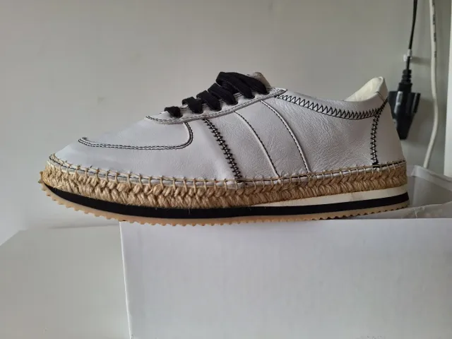 Zapatillas Canal ST  Martín Blancas y Beige