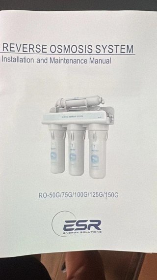 Sistema Osmosis Inversa ESR PureH2O 5 Etapas