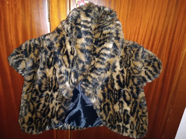 Chaqueta pelo leopardo talla única