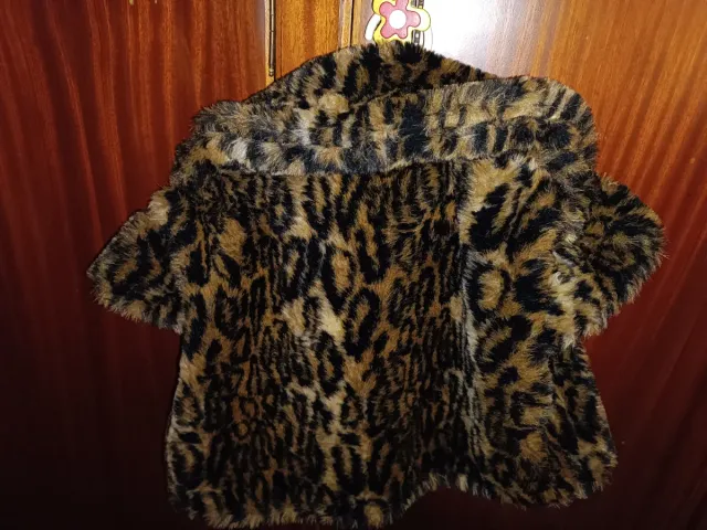 Chaqueta pelo leopardo talla única