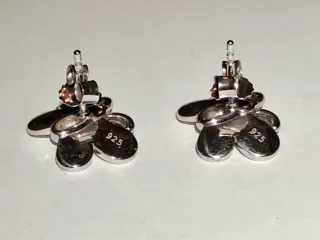 Pendientes Mariposas Plata y Esmalte