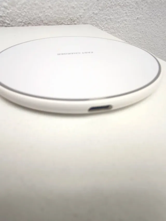 Cargador Inalámbrico Rápido Blanco