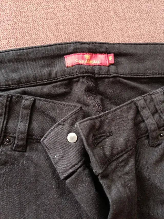 Pantalones Caramelo Negros Talla 46