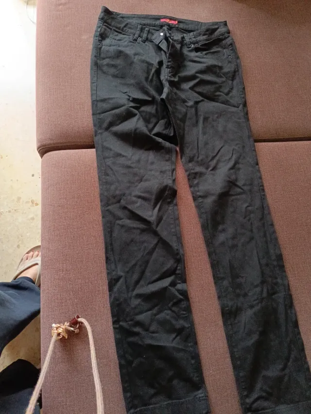 Pantalones Caramelo Negros Talla 46