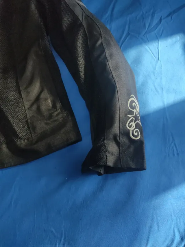 Chaqueta moto Verano Mujer Negra