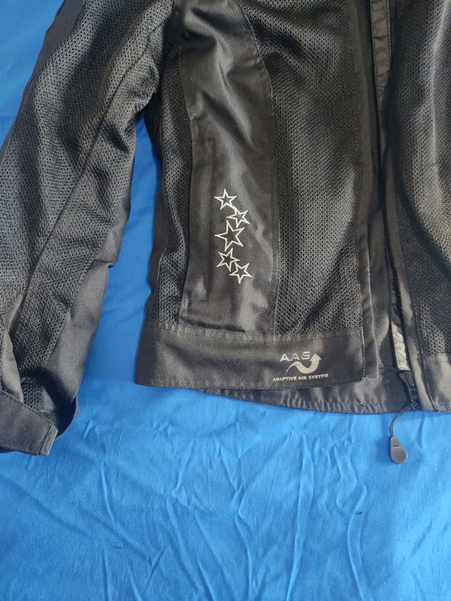 Chaqueta moto Verano Mujer Negra
