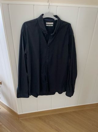 Camisa Esprit Negra Hombre