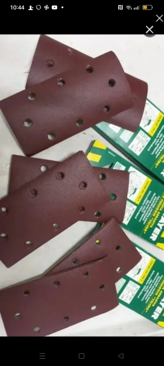 30 hojas de lija con velcro 93*186