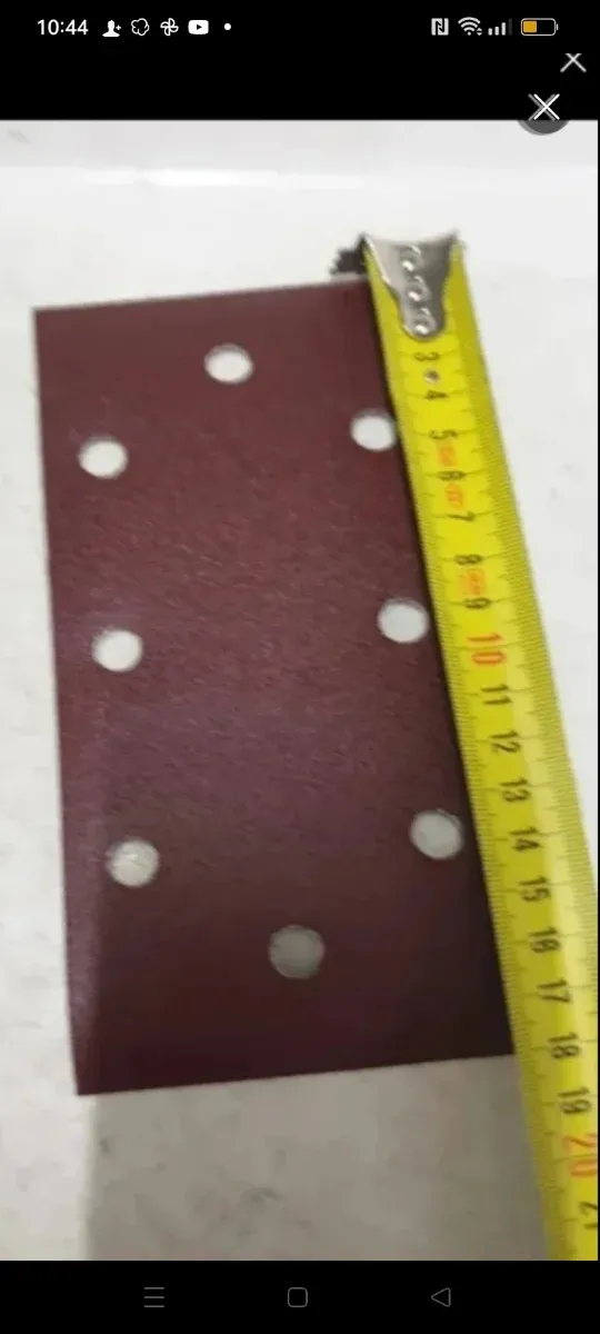 30 hojas de lija con velcro 93*186