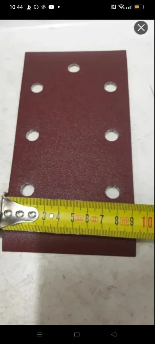 30 hojas de lija con velcro 93*186