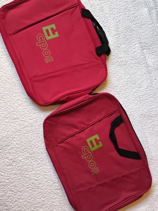 LOTE 8 BOLSOS BANDOLERA PORTÁTIL CLASE UNIVERSIDAD