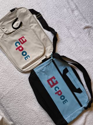 LOTE 8 BOLSOS BANDOLERA PORTÁTIL CLASE UNIVERSIDAD