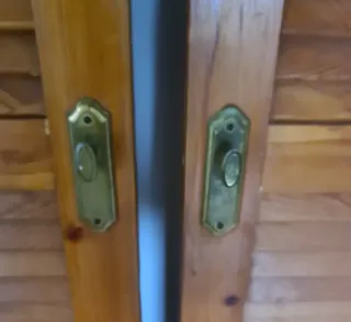 2 Puertas Armario Madera Lamas.