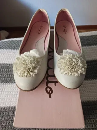 Bailarinas Mitto Blancas Talla 38