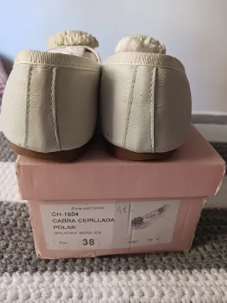 Bailarinas Mitto Blancas Talla 38