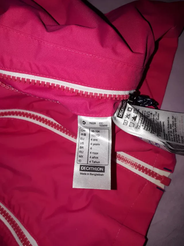 Chubasquero niñ@ rosa