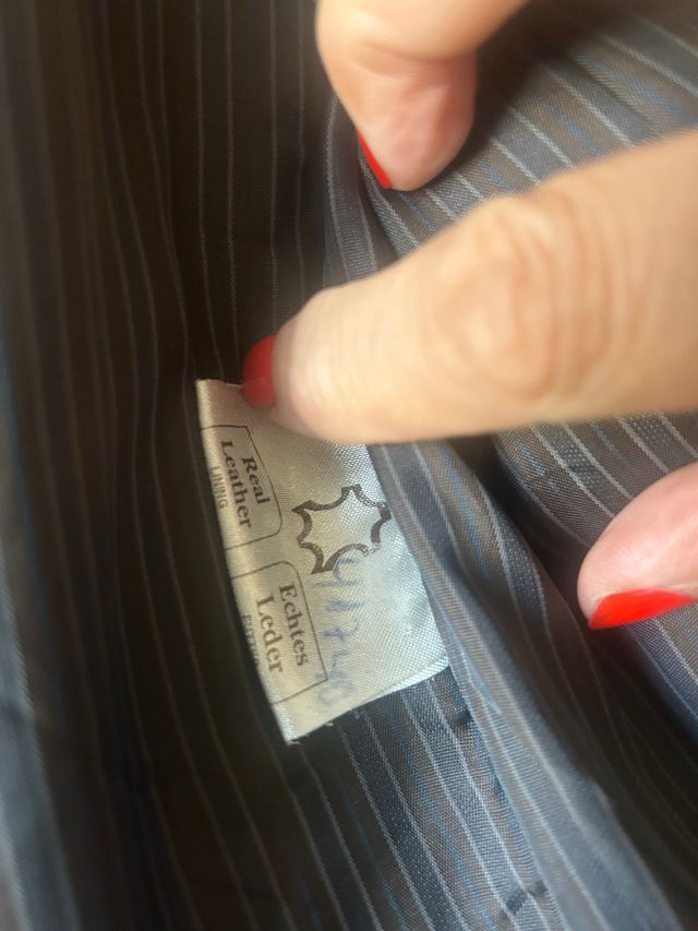 Chaqueta de cuero TLLC Hombre Marrón