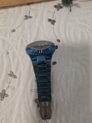 Reloj Lotus Azul y Dorado Mujer