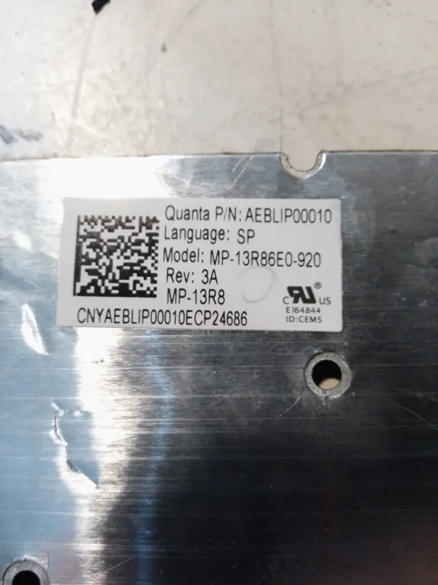 Teclado Quanta MP-13R86E0-920 SP