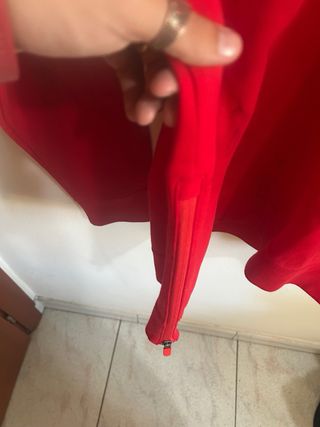 Felpa Apple Rossa con Zip